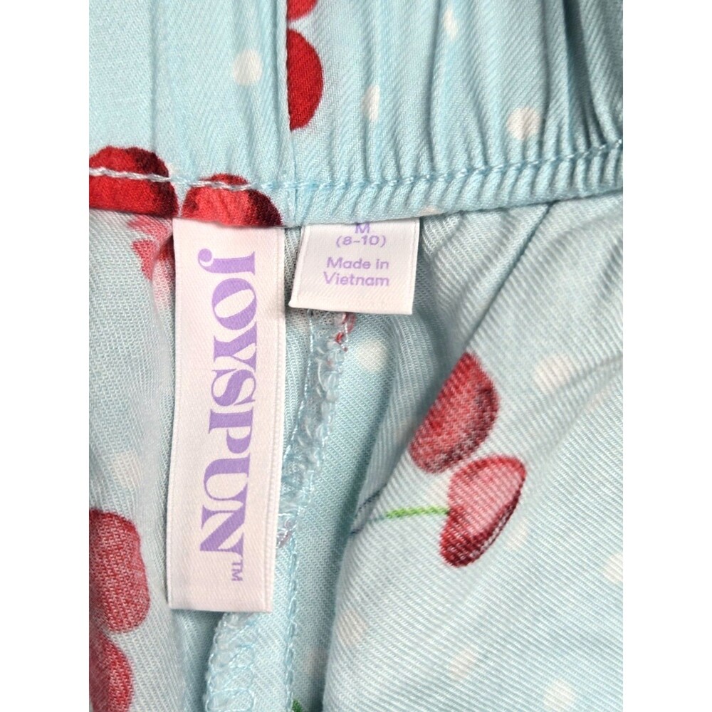 3pc Bundle Joyspun Casual Summer Shorts M (8-10) Floral Cherry Gingham Comfy - Picture 3 of 7